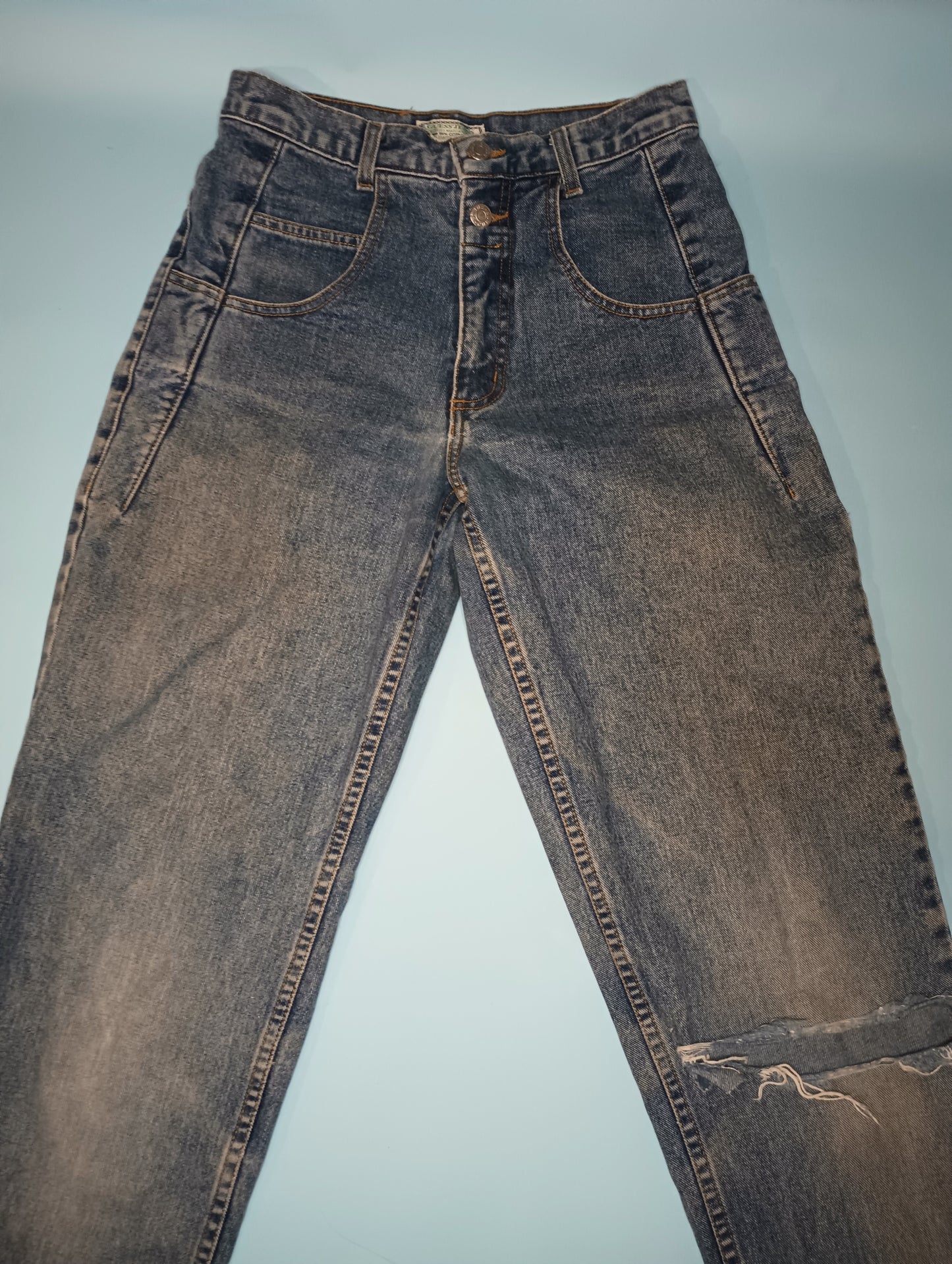 1990s Guess well worn high waisted jean