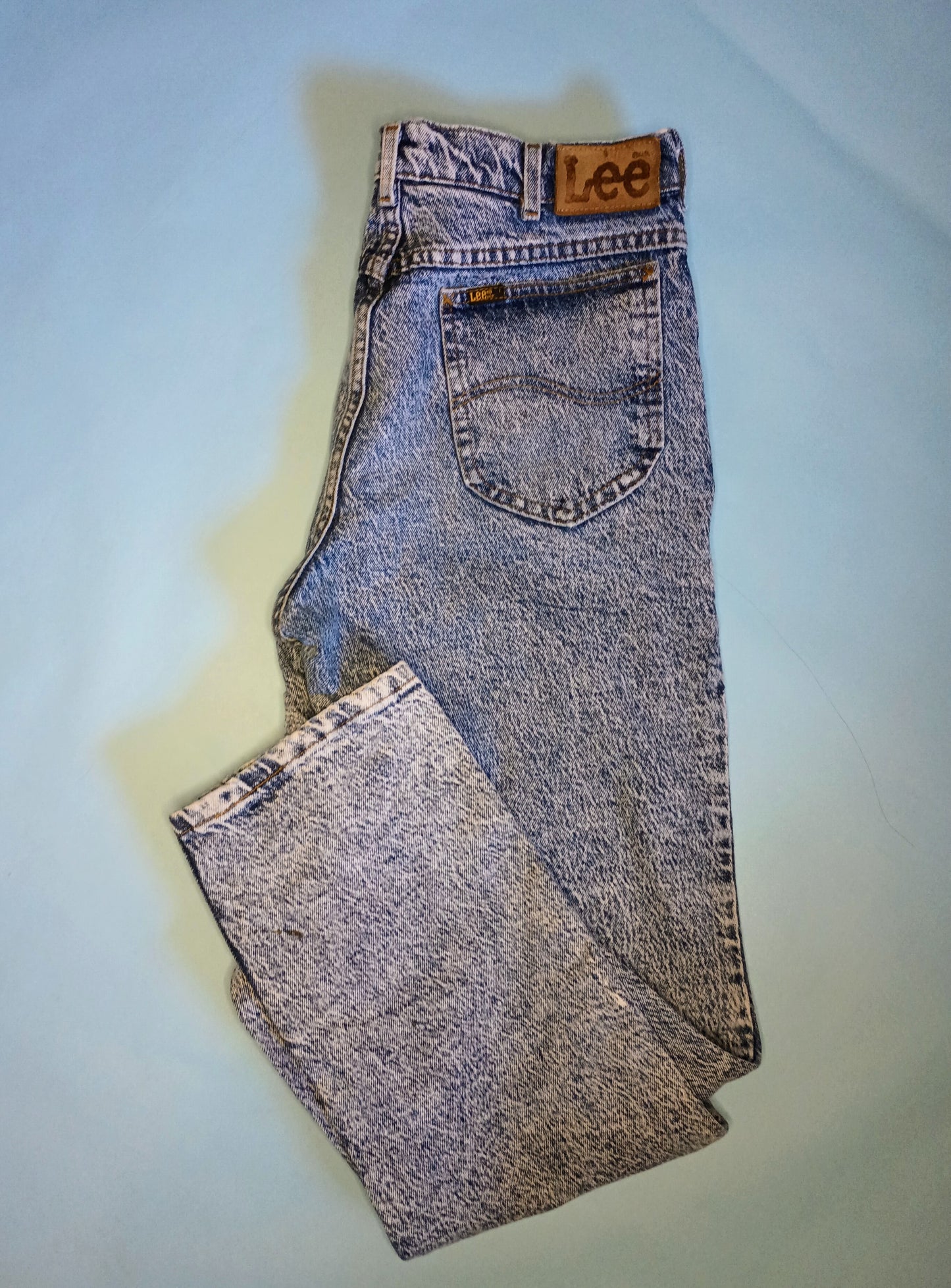 1980s Lee Riders acid wash jeans