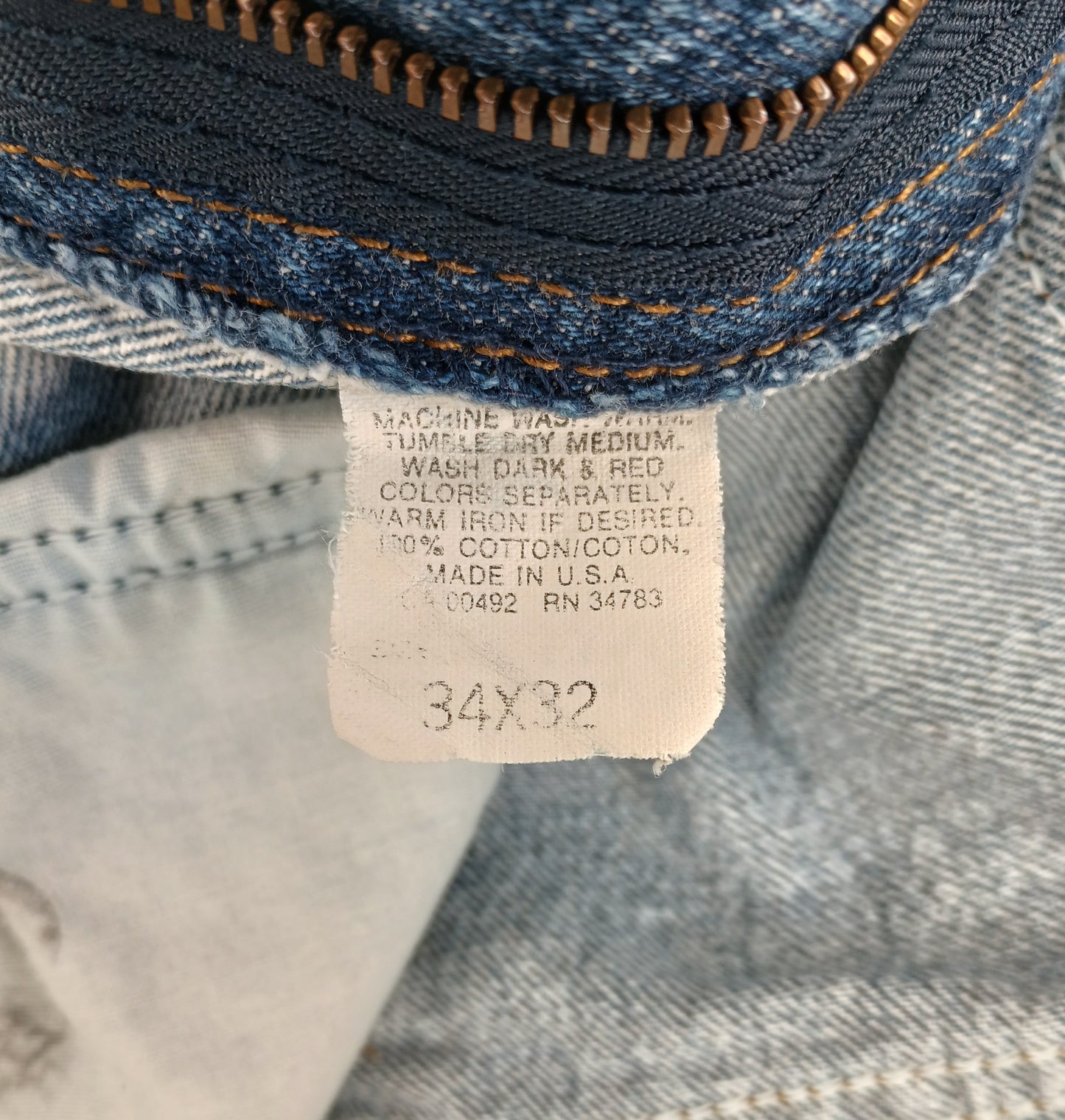 1980s Lee Riders acid wash jeans
