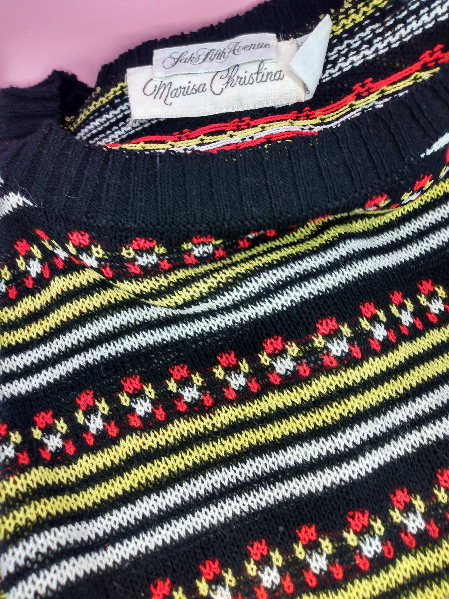 Vintage sax fifth avenue sweater