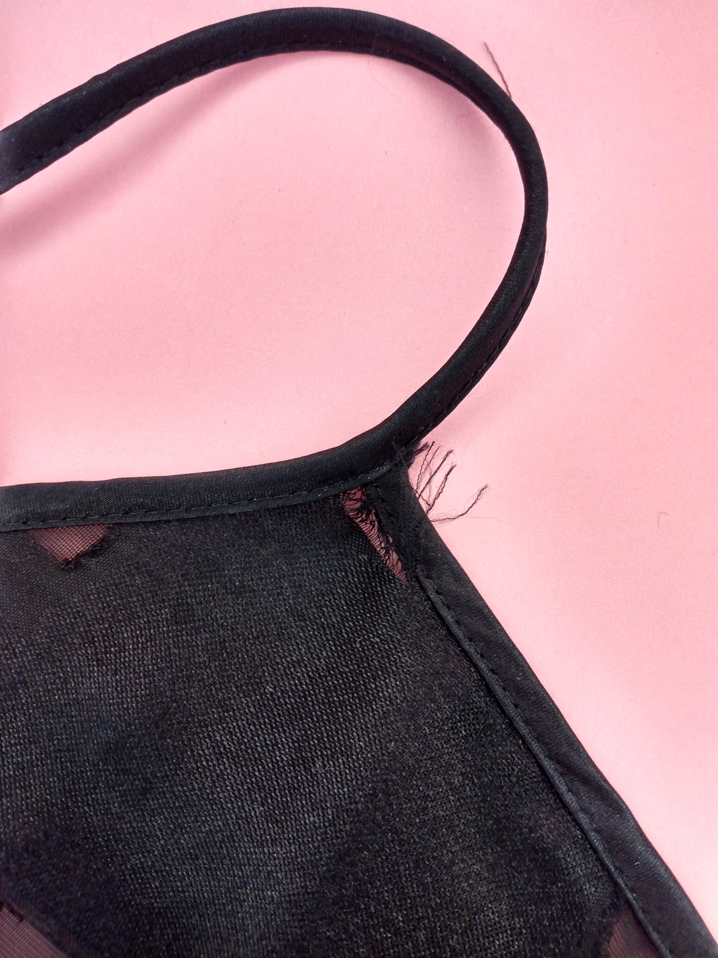 90s gold label Victoria's secret long black slip