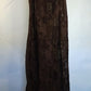 90s gold label Victoria's secret long black slip