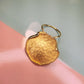 Vintage gold tone scarf clip