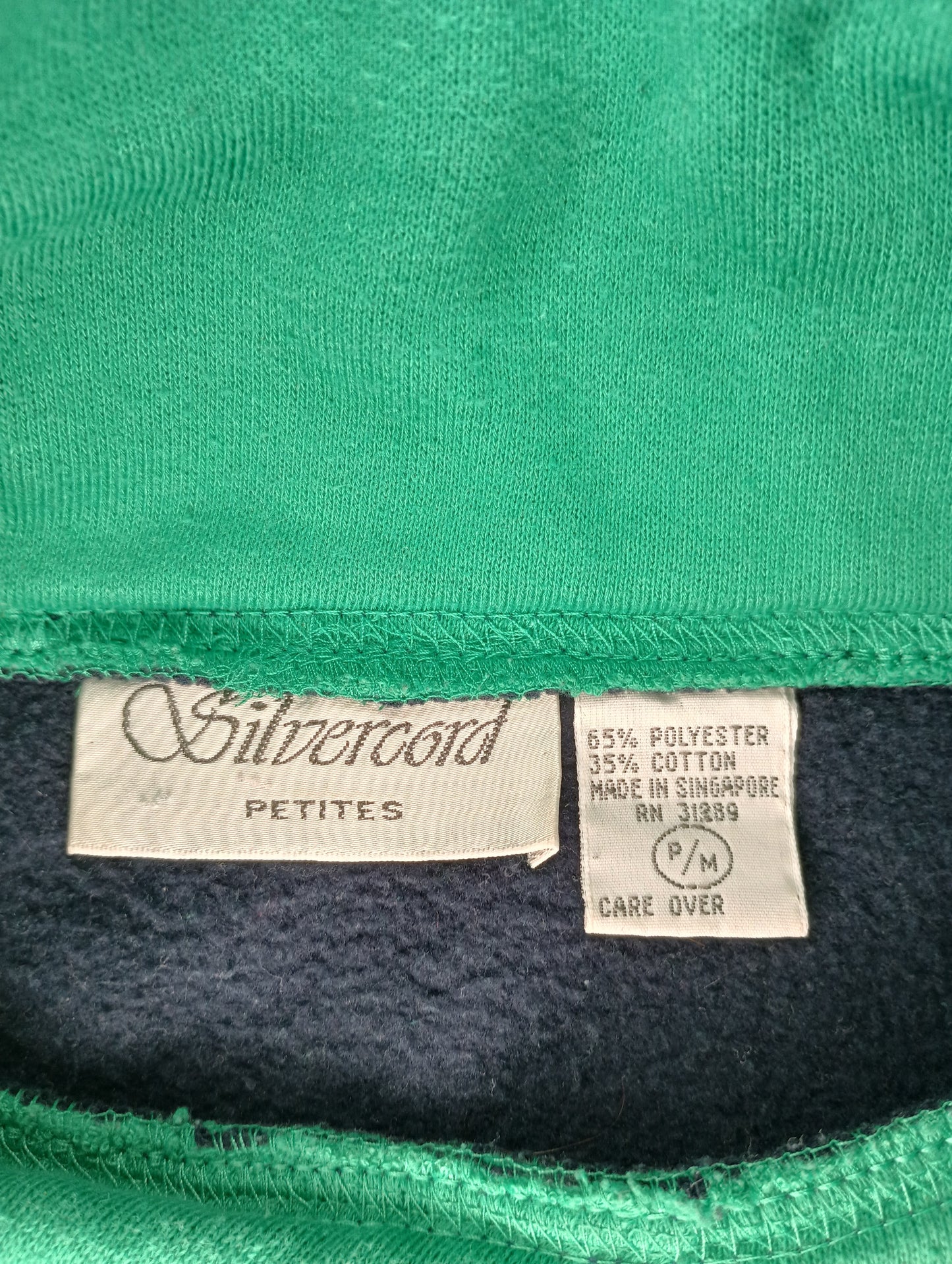 1990s color block sweatshirt