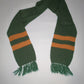 Vintage green knit scarf