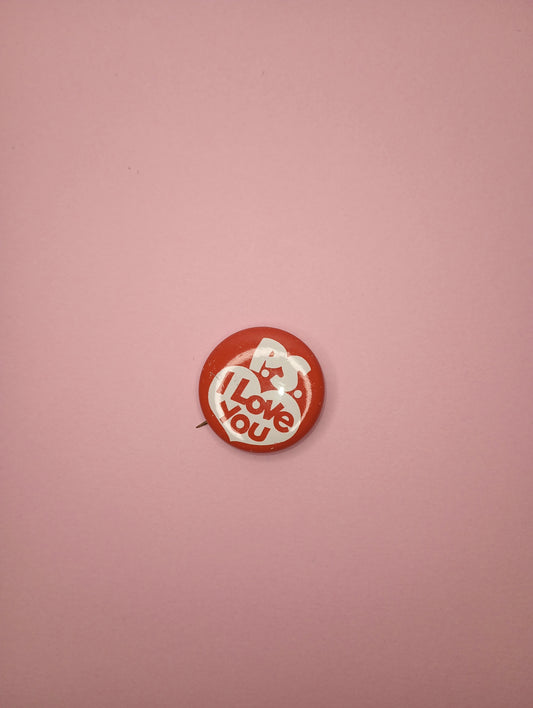 1970s P.S. I love you pin