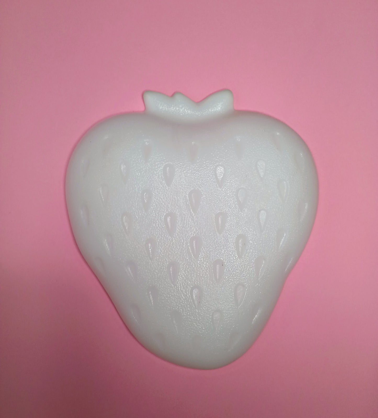 Vintage milk glass strawberry plate