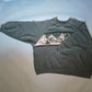 Vintage crewneck with winter scene