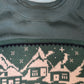 Vintage crewneck with winter scene