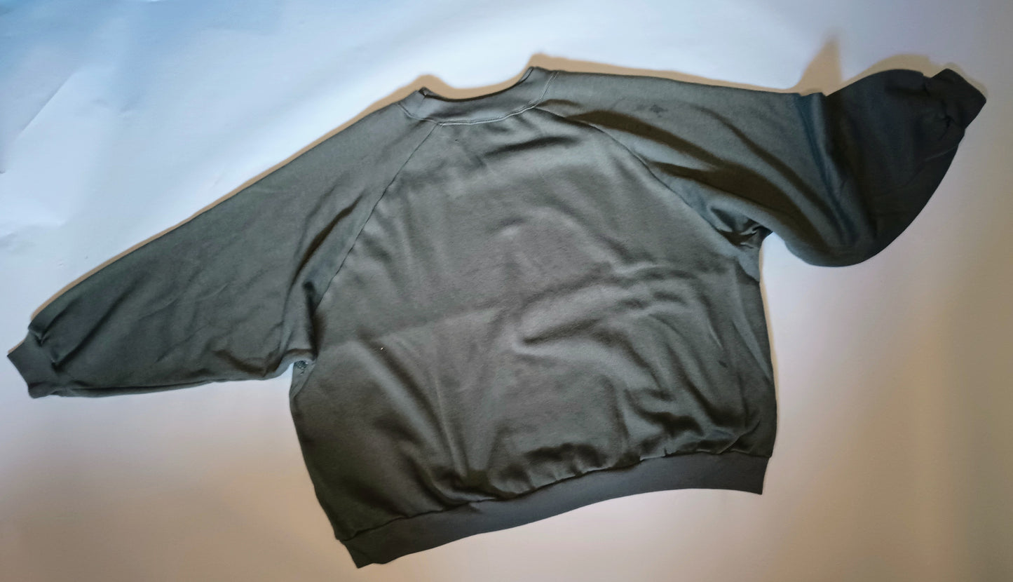 Vintage crewneck with winter scene