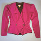Vintage 1980s fuchsia formal jacket